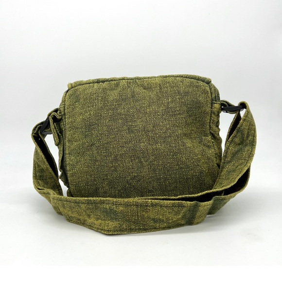 Stonewashed Cotton Messenger Bag - Picture 5 of 10